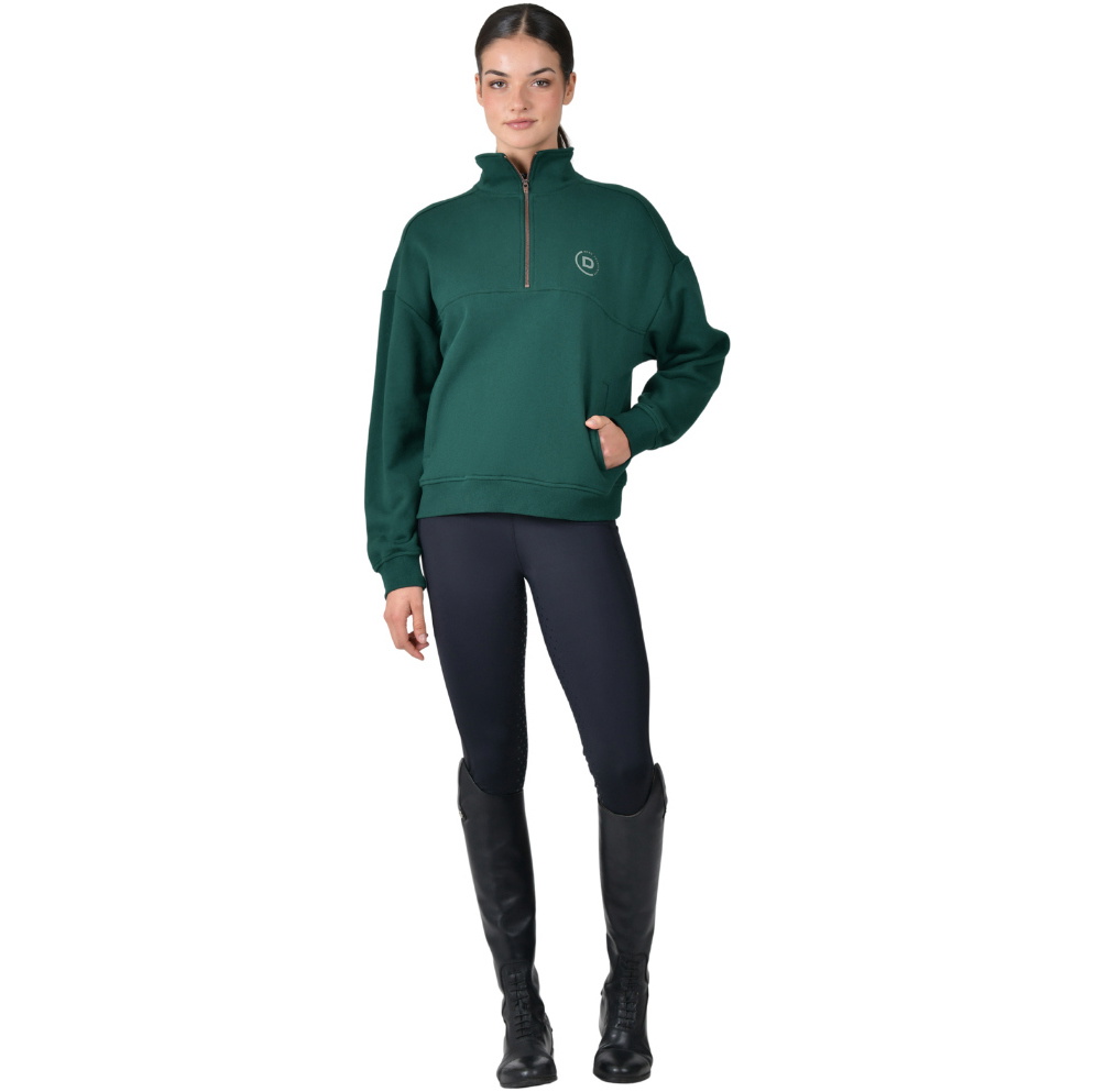 2025 Dublin Womens 1 / 4 Zip Fleece Pullover 1028853 - Dark Emerald Green